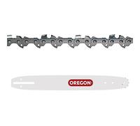 Oregon Chaîne et Guide de Tronçonneuse - Chaîne 3/8" Low Profile, 0.50 pouces (1.3mm), 57 maillons avec Guide A041 de 40cm, compatible avec Makita, Dolmar,Einhell, Gardena, Ryobi, Sterwins et autres