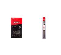 Oregon ControlCut 21BPX, Chaîne de tronçonneuse 72 maillons pour guides de 45cm, Pas de .325", Jauge 1,5mm & Q70508C Pack de 3 Limes rondes,4,8 mm,Multicolore