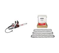 Oregon CS1500 - Tronçonneuse Électrique 230V avec Auto-Affûtage, Guide de 45 cm, Puissance 2400W & Lot de 3 Chaînes de Tronçonneuse pour Guide-Chaîne de 18" (45 cm), 62 Maillons d'Entraînement