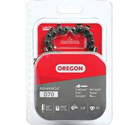 Oregon D70 AdvanceCut Chainsaw Chain for 20-Inch Bar - 70 Drive Links, Replacement Low-Kickback Chainsaw Blade, .050 Inch Gauge, 3/8 Inch Pitch, fits Several Poulan Pro & Echo Models (D70) Black