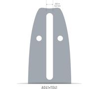 Oregon Double Guard guide-chaîne 30 cm 1,3 mm 3/8" ( 120SDEA041 ) Guide-chaîne pour tronçonneuse