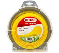 Oregon - Fil Coupe-Bordure en Nylon Pour Débroussailleuse et Coupe Bordure, Entretien de Jardin et Bricolage, Taille Universelle, Tout Usage, Fil Rond, Bobine 3 mm x 56 m, Couleur Jaune (69-370-YE)