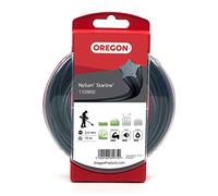 Oregon Fil de débroussailleuse 2.4 mm Étoile, 2.4mm x 15m | Coupe herbes hautes, mauvaises herbes, végétation dense, Fil nylon haute résistance, compatible avec modèles standards