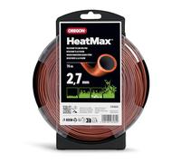 Oregon Fil de débroussailleuse 2.7 mm, Résistant à la chaleur, 2.7mm x 70m | Coupe herbes hautes, mauvaises herbes, végétation dense, compatible avec modèles standards