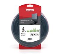 Oregon Fil de débroussailleuse 3.5 mm Carré, 3.5mm x 30m | Coupe herbes hautes, mauvaises herbes, végétation dense, Fil nylon haute résistance, compatible avec modèles standards
