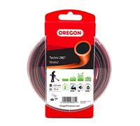 Oregon Fil de débroussailleuse 3 mm, Résistant à la chaleur, 3.0mm x 15m | Coupe herbes hautes, mauvaises herbes, végétation dense, compatible avec modèles standards