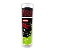 Oregon Fil de coupe Techni-Blade 7,0 mm cranté 26 cm rouge 155 pièces (525244)
