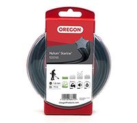 Oregon Fil de débroussailleuse Nylon Étoile 1.6mm, Coupe herbes hautes, mauvaises herbes, végétation dense, Fil nylon haute résistance, compatible avec modèles standards, 1.6mm x 15m (533745)