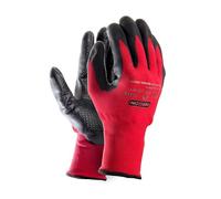 OREGON - Gants de Travail en Nylon Extensible avec Revêtement Nitrile, Gants de Jardinage & Bricolage, Protègent du Vent & du Froid, Anti-Coupure EPI - Taille M