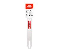 OREGON - Guide-Chaîne pour Tronçonneuse 35 cm, Support A041, Design Réversible & à Faible Rebond, Pas 3/8" Low Profile, Jauge 1,1 mm, Compatible avec Makita, Bosch, Worx & autres (144MLEA041)