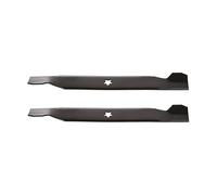 Oregon Kit de 2 lames de 49 cm pour tondeuse avec fixation étoile à 5 branches, remplace Husqvarna 138497, compatible avec Husqvarna LT125, YTH125, Jonsered LR10, 12, 13, LT14, YTH16, Partner 12-95