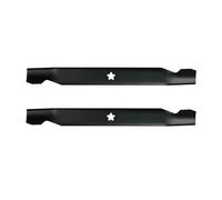 Oregon Kit de 2 lames de 53,5 cm pour tondeuse avec fixation étoile à 5 branches, remplace Husqvarna 127843, 138498, 5321278-43, AYP, compatible avec Husqvarna YT130, YT150, Jonsered et Partner