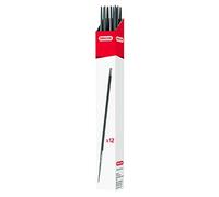 Oregon Limes pour Tronçonneuse, Lot de 12x Limes Rondes de 4,5 mm | Affûteuses pour Chaîne de Tronçonneuse, Design à Coupe Double, d'Affûtage de Qualité Professionnelle
