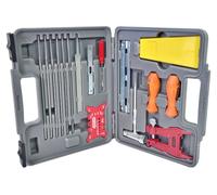 Oregon Set d'outils d'affûtage 4 - 5,5 mm 16 pièces en mallette ( 601981 ) pour tronçonneuse