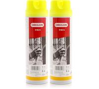 Oregon - Spray de Marquage Forestier Jaune Fluorescent, Bouteille de 500 ml, Dure jusqu'à 2 ans, Séchage Rapide (519414) (Lot de 2)