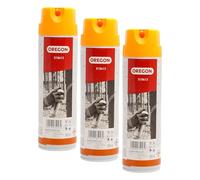Oregon - Spray de Marquage Forestier Orange Fluorescent, Bouteille de 500 ml, Dure jusqu'à 2 ans, Séchage Rapide (519413) (Lot de 3)