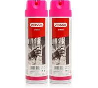 Oregon - Spray de Marquage Forestier Rose Fluorescent, Bouteille de 500 ml, Dure jusqu'à 2 ans, Séchage Rapide (519441) (Lot de 2)