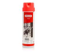 Oregon Spray de Marquage Forestier Rouge Fluo 500ml | Séchage rapide, tient jusqu'à 2 ans, idéal pour marquage forestier et chantiers