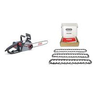 Oregon Tronçonneuse Électrique CS1400 2400W, Puissante Tronçonneuse Électrique avec Guide-Chaîne de 40 cm & Lot de 3 Chaînes de Tronçonneuse pour Guide-Chaîne de 16" (40cm), 56 Maillons d'Entraînement