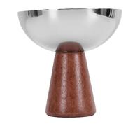 Oreilet Bol à Dessert de Luxe sur Pieds en Acier Inoxydable, Tasse de Service de Crème Glacée Multi-scènes pour Noix, Fruits, Yaourt, Collation, Fête à la Maison, Ornement de Cuisine
