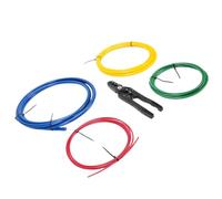 Oreilet Kit de Cintreuse de Tuyaux en Cuivre AC avec Pinces de | Jeu de bandes de cintrage de tubes, matériau PE, 4 options de tailles avec pince de réparation en alliage d\'aluminium pour
