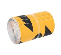 Oreilet Lot de 12 Bandes Antidérapantes pour Escaliers, 15,2 X 61 Cm, Bandes Antidérapantes PVC Marches D'escalier en Bois, Intérieur, Jaune et Noir, Bande D'avertissement Traction