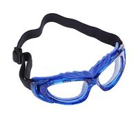 Oreilet Lunettes de Sport, Lentille PC Antidéflagrantes, Résistantes aux Rayures, Lunettes de Basket-ball Légères, de Protection avec Bandeau Antidérapant Réglable pour la Course à Pied, le (BLUE)
