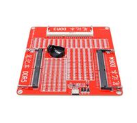 Oreilet Testeur de Mémoire RAM avec Diagnostic LED pour DDR3 DDR4 DDR5 | Pour modules de mémoire d\'ordinateur portable, indicateur de défaut lumineux LED, alimenté par micro USB, prend en charge