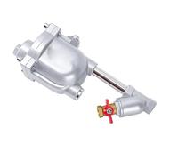 Oreilet Vanne de Vidange Automatique sans Perte d'air, Vanne de Vidange Automatique pour Compresseur d'air en Alliage 'aluminium, égouttoir à Flotteur de Condensat Mécanique, pour Séparateurs de