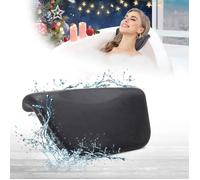 Oreiller bain PU ventouses, appui-tête ergonomique cou/épaules, pour baignoire ou spa Label