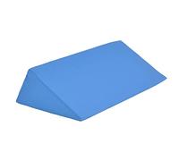 Oreiller cale pour lit, coussin cale pour lit avec partie supérieure en mousse à mémoire de forme, oreiller triangulaire à support élevé, housse amovible, oreiller cale pour lit triangulaire