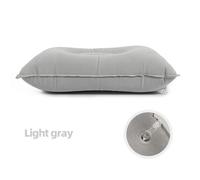 Oreiller carré gonflable floqué 2 pièces - Épais et pliable, coussin de voyage et camping