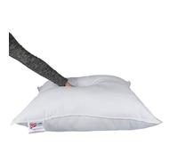 Oreiller carré - HOMESCAPES - 80 x 80 cm - Oreiller naturel - Plumes et duvet d'oie