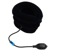 Oreiller Cervical Gonflable U de Traction, PVC Réglable pour Nuque | Soutien Ajustable, Fatigue Réduite, Forme U, pour Bureau, Voiture et Études