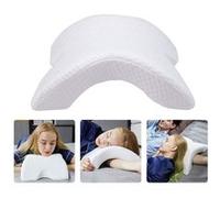 Oreiller cervical pour cou de couchage en mousse à mémoire de forme arc avec un design creux Transparent G