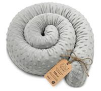 Oreiller Corps Dormeur Latéral 150 cm Velvet Long Coussin Ergonomique Respirant Soutien Cou Confort Gris Clair