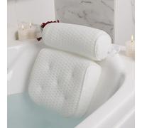 Oreiller de baignoire Spa avec ventouses antidérapantes, pour Support du cou et du dos, accessoire de salle de bains en maille d'air, 1/2 pièces W-7 Suction Cups