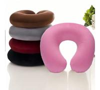 Oreiller de cou en forme de U, oreiller de voyage, coussin de cou confortable, convient pour les voyages, la maison, le bureau, le train, l'auto-conduite, les voyages et le camping, oreiller d'avion, 