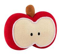 Oreiller de fruits 3D mignon en forme de pomme, coussin décoratif en peluche pour canapé-lit, chaise ou voiture, coussin décoration d'intérieur Kawaii pour enfants et adultes rouge 15, 8x11, 8