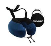 Oreiller de Voyage Cabeau Evolution S3 - Attache-toi au siège de l’Avion - Empêche Que ta tête ne Tombe en Avant - Détends-toi avec de la Mousse à mémoire de Forme Moelleuse - Tissu Quick-Dry pour