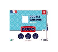 - Oreiller double saisons - 60 x 60 cm - 100% Polyester VOLUPT'AIR - Blanc