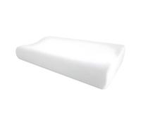 Vente-unique - Oreiller Ergonomique mémoire de Forme 30 x 50 cm de YSMÉE - Blanc- Sleepy