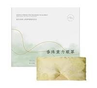 Oreiller lesté pour les yeux, perles d'aromathérapie amovibles en soie glacée | Cache-œil - Hommes Femmes Maison Bureau Voyage Voiture Dortoir Méditation