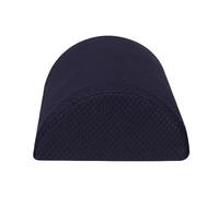 Oreiller Lombaire de Lit Confortable en Mousse Mémoire Semi-roulé | Polyester Coton, Soutien pour Jambes et Genoux, Bleu Marine, Ultra Léger, pour Femmes Enceintes et Seniors