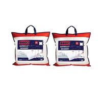 Oreiller Lot de 2 DODO ergonomique ï¿½ mï¿½moire de forme Microfibre 60x60 cm Ferme Blanc CERVEA