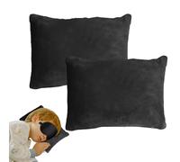 Oreiller Mini - 2 Pièces Coussin d'Avion,28 cm x 18 cm Oreiller de Soutien pour le Cou | pour le Soutien du Poignet, de la Taille, du Genou, pour Lit, Chaise, Canapé, Bureau, Voyage, Camping