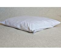 Oreiller Ozren perles de laine/flocons latex bio - 60x60cm - Moelleux