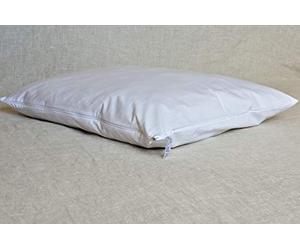 Oreiller Ozren perles de laine/flocons latex bio - 60x60cm - Moelleux