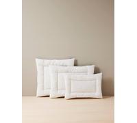 Oreiller plat microfibre blanc 40X60