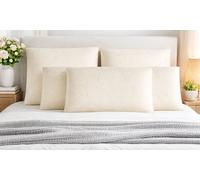 Olympe Literie Oreiller Cervical à Mémoire de Forme 40x60cm Sérénité Lot de 2 Soutien Ferme, Déhoussable et Lavable